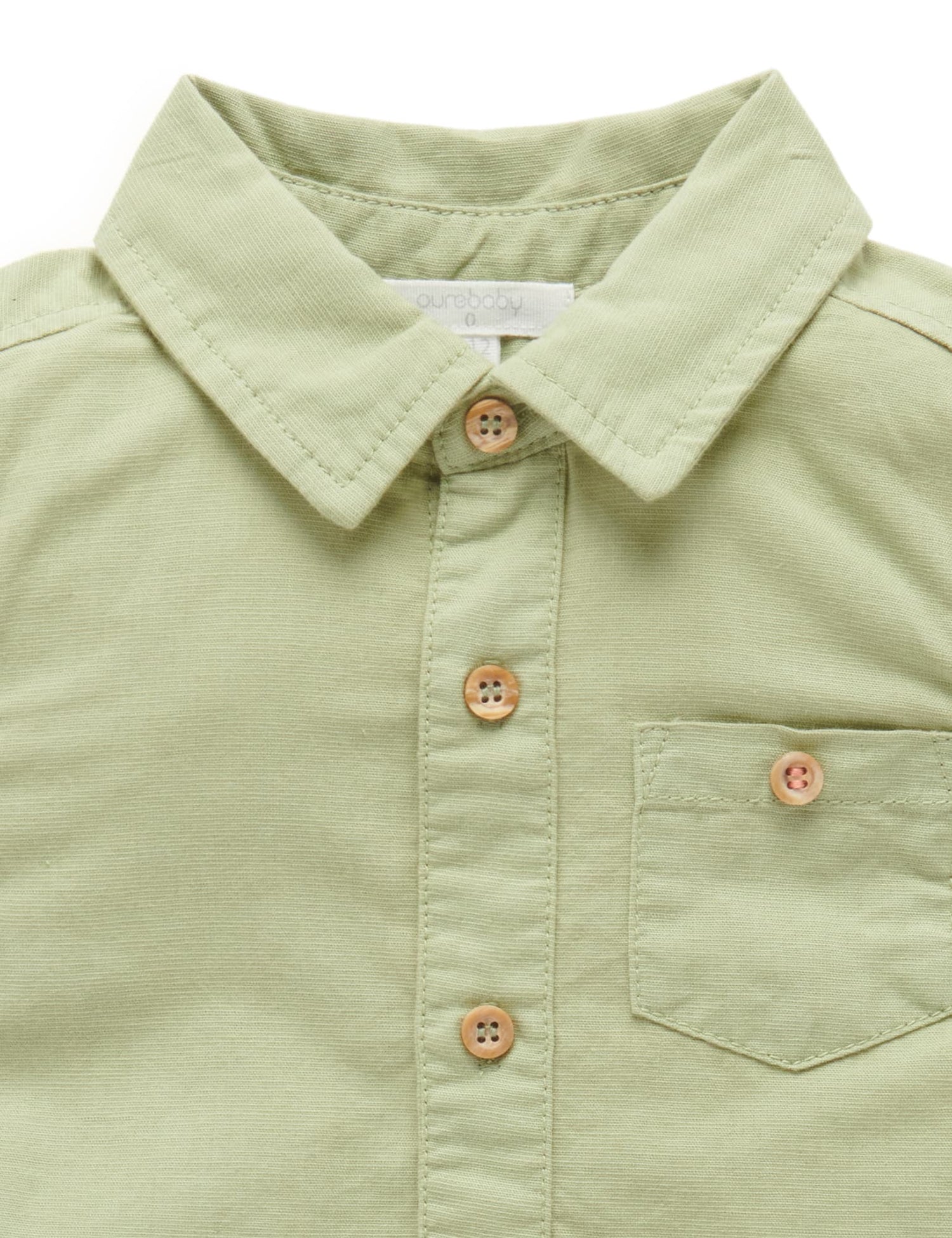 Linen Blend Shirt | Safari