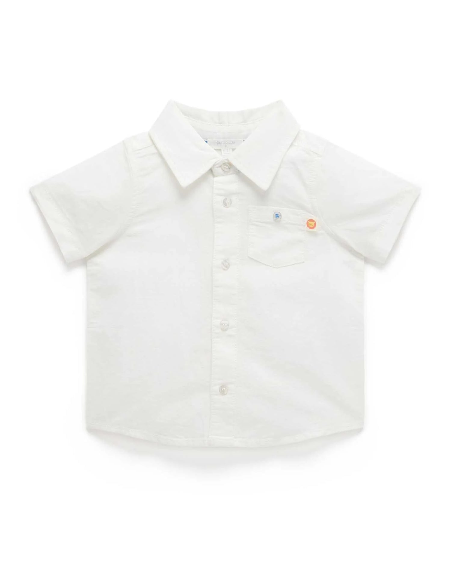 Linen Blend Shirt | Vintage Vanilla