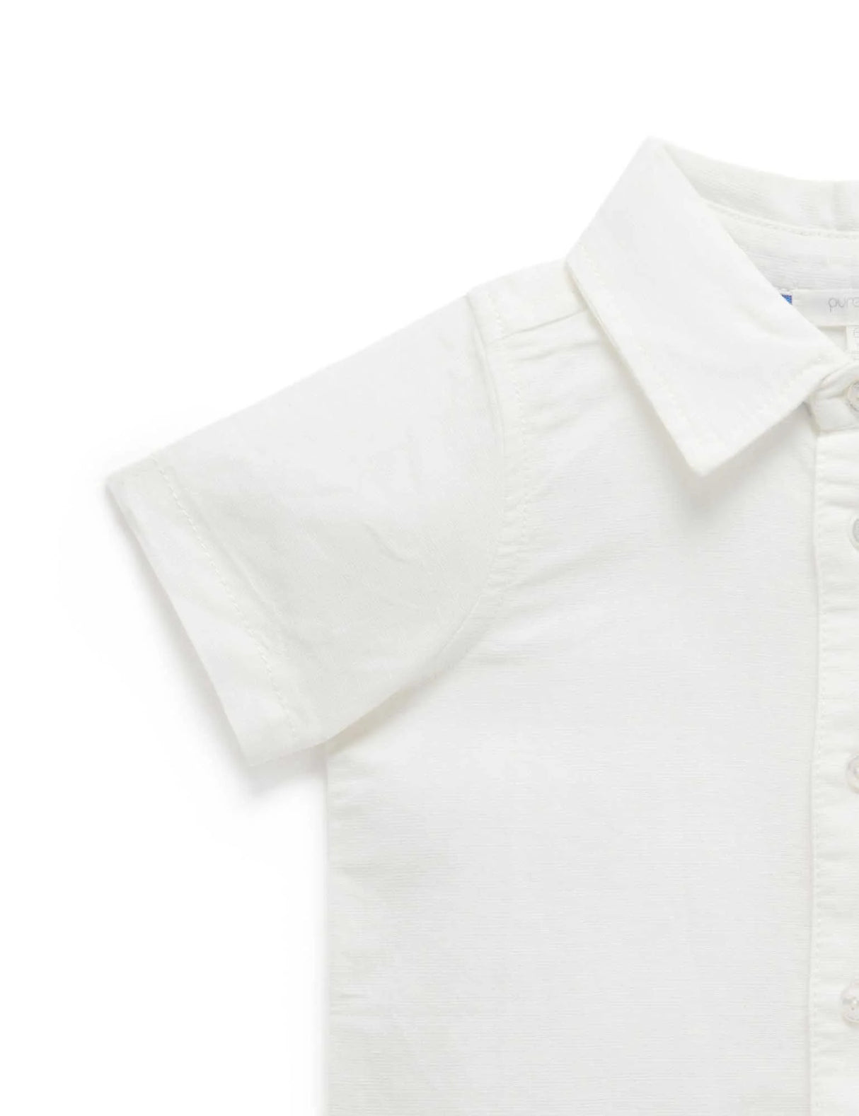 Linen Blend Shirt | Vintage Vanilla