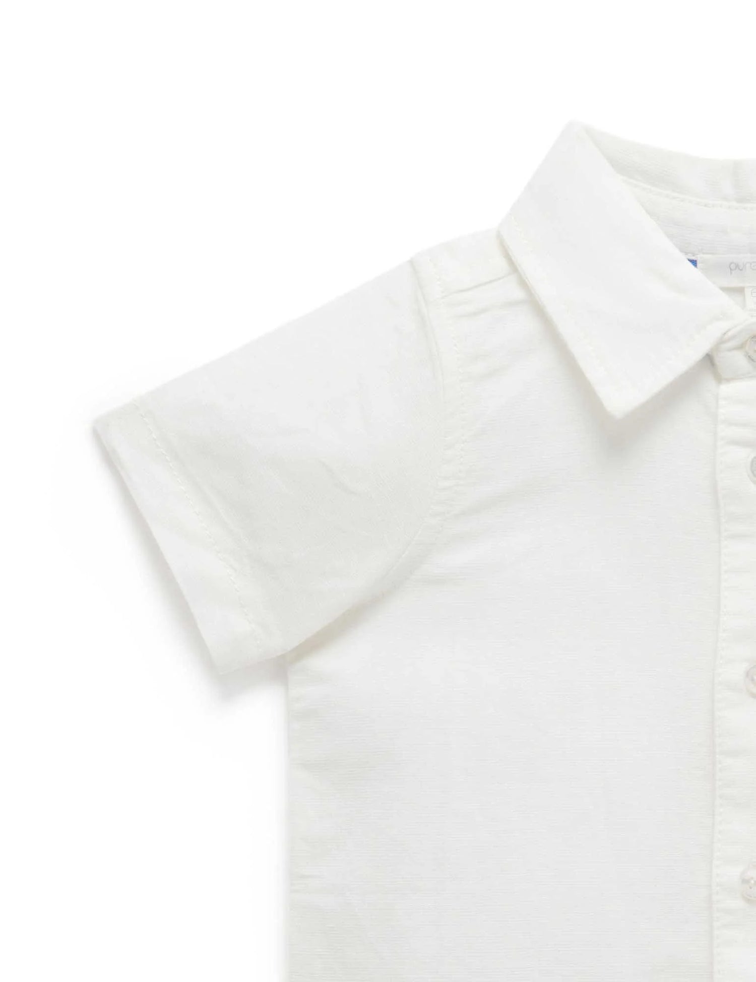 Linen Blend Shirt | Vintage Vanilla
