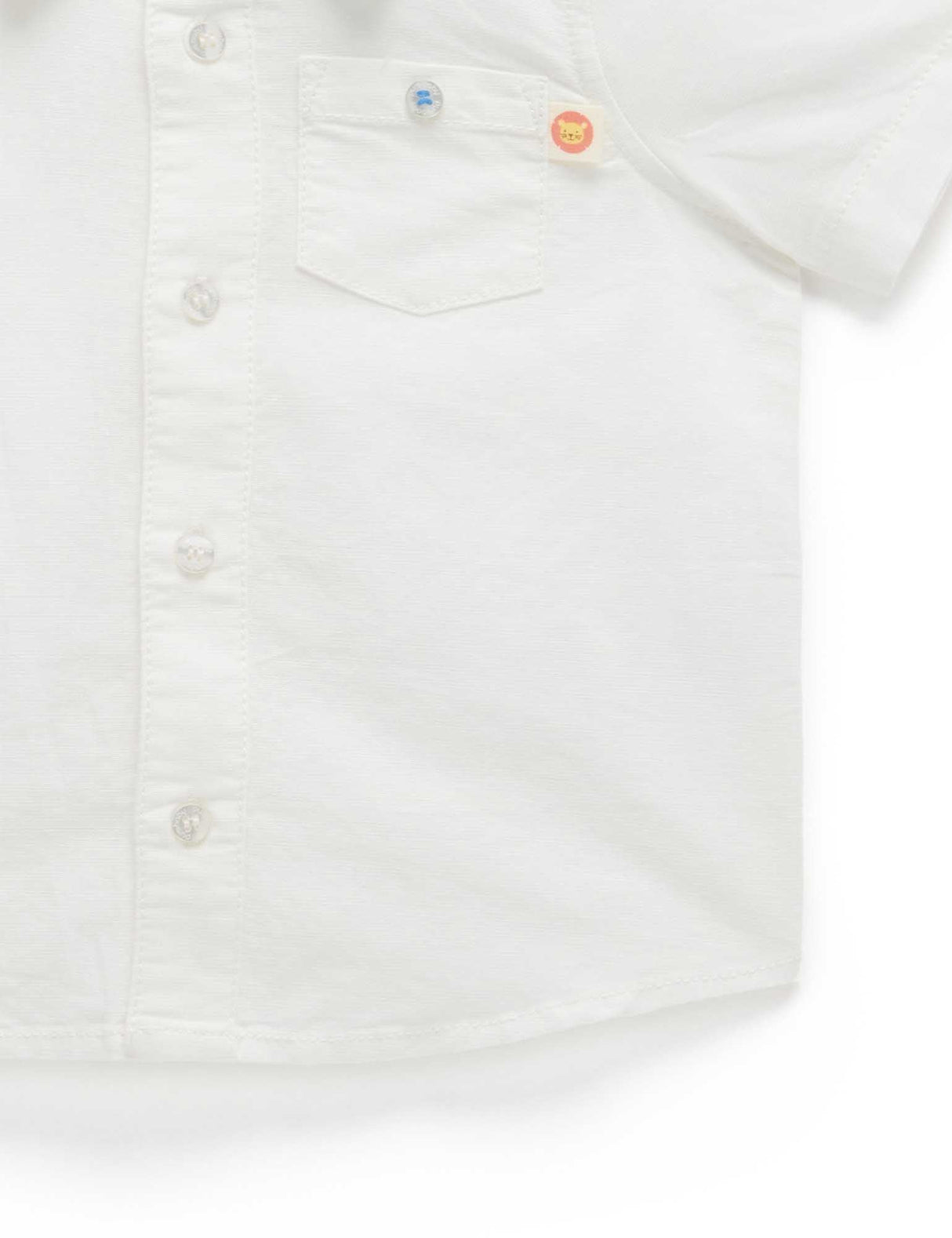 Linen Blend Shirt | Vintage Vanilla