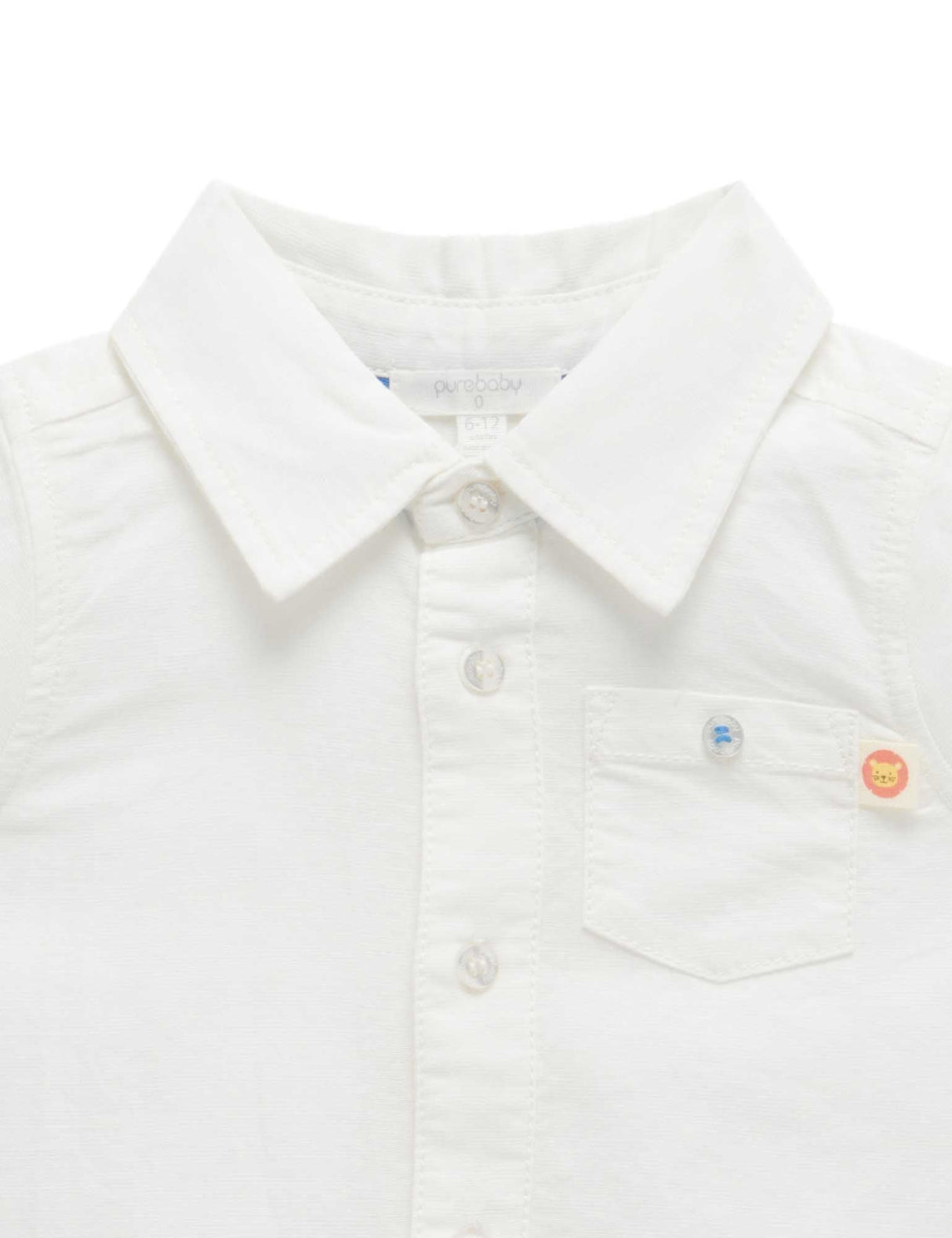 Linen Blend Shirt | Vintage Vanilla