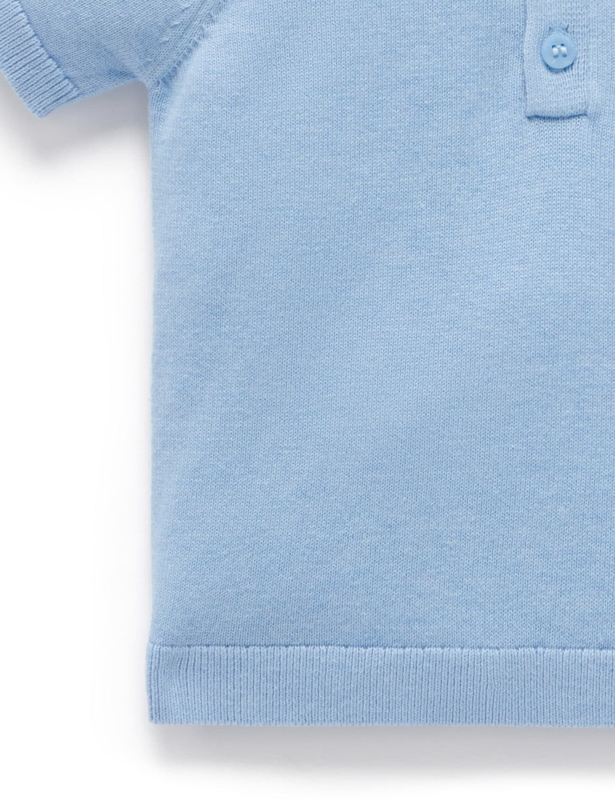 Knitted Polo Top | Zambesi Melange