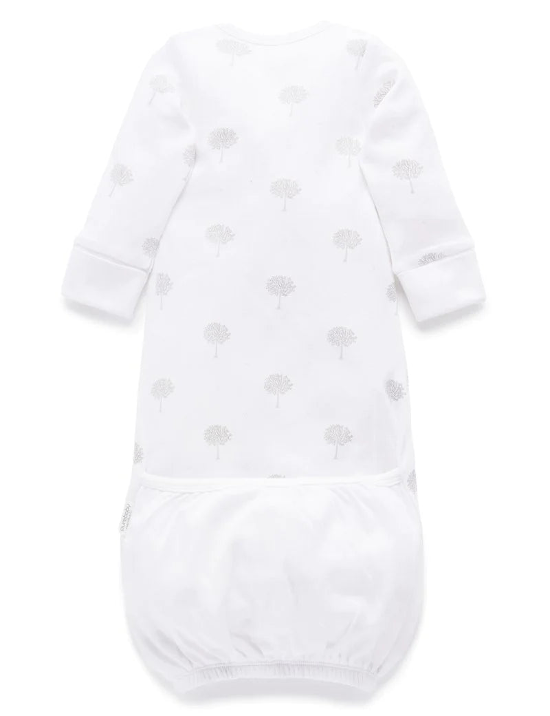 Sleepsuit | Pale Grey Tree