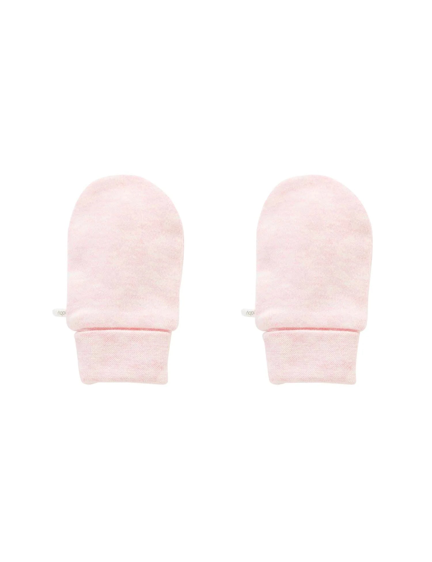 Essentials Mittens | Pale Pink Melange