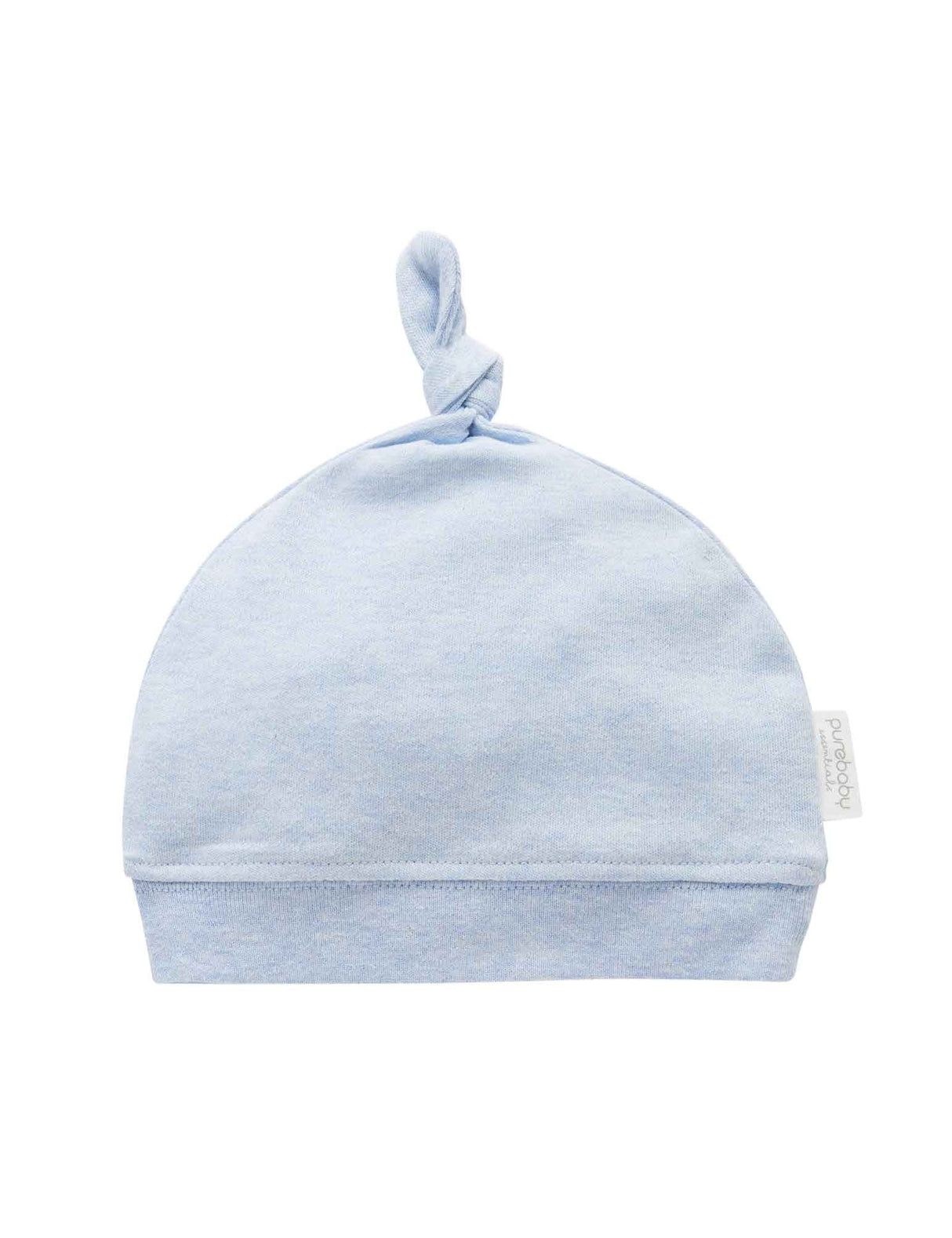 Knot Hat | Pale Blue Melange