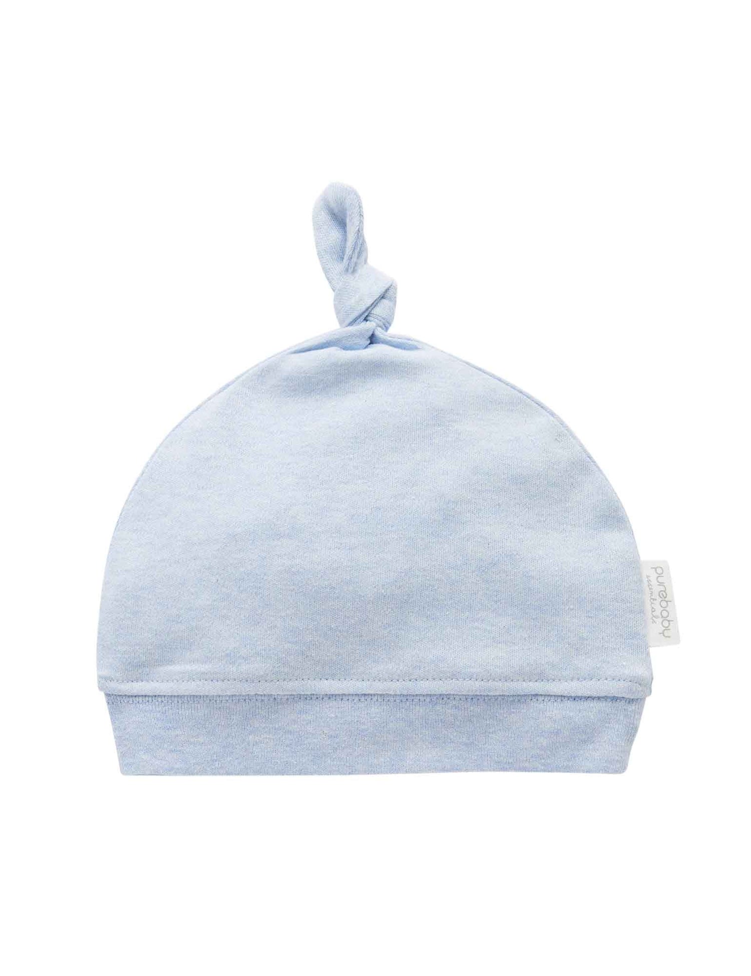 Knot Hat | Pale Blue Melange