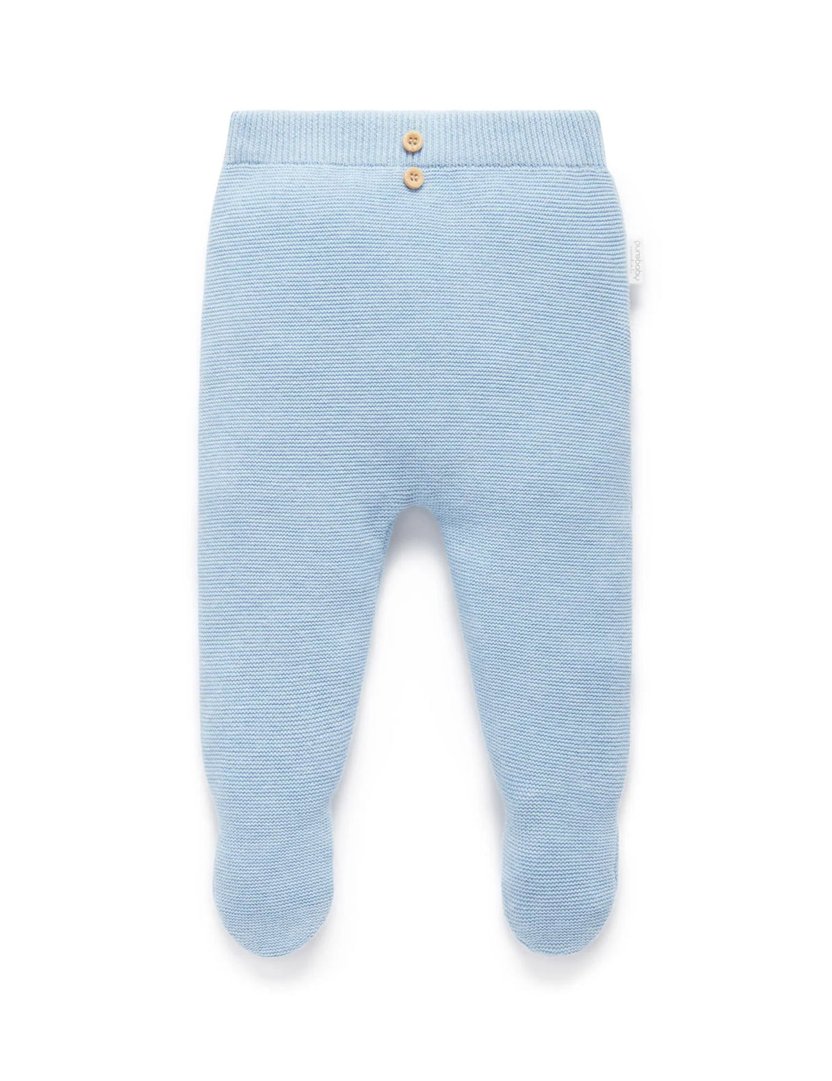 Textured Leggings | Blue Melange