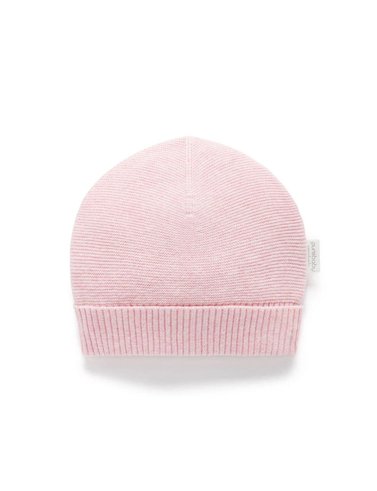 Textured Beanie | Pink Melange