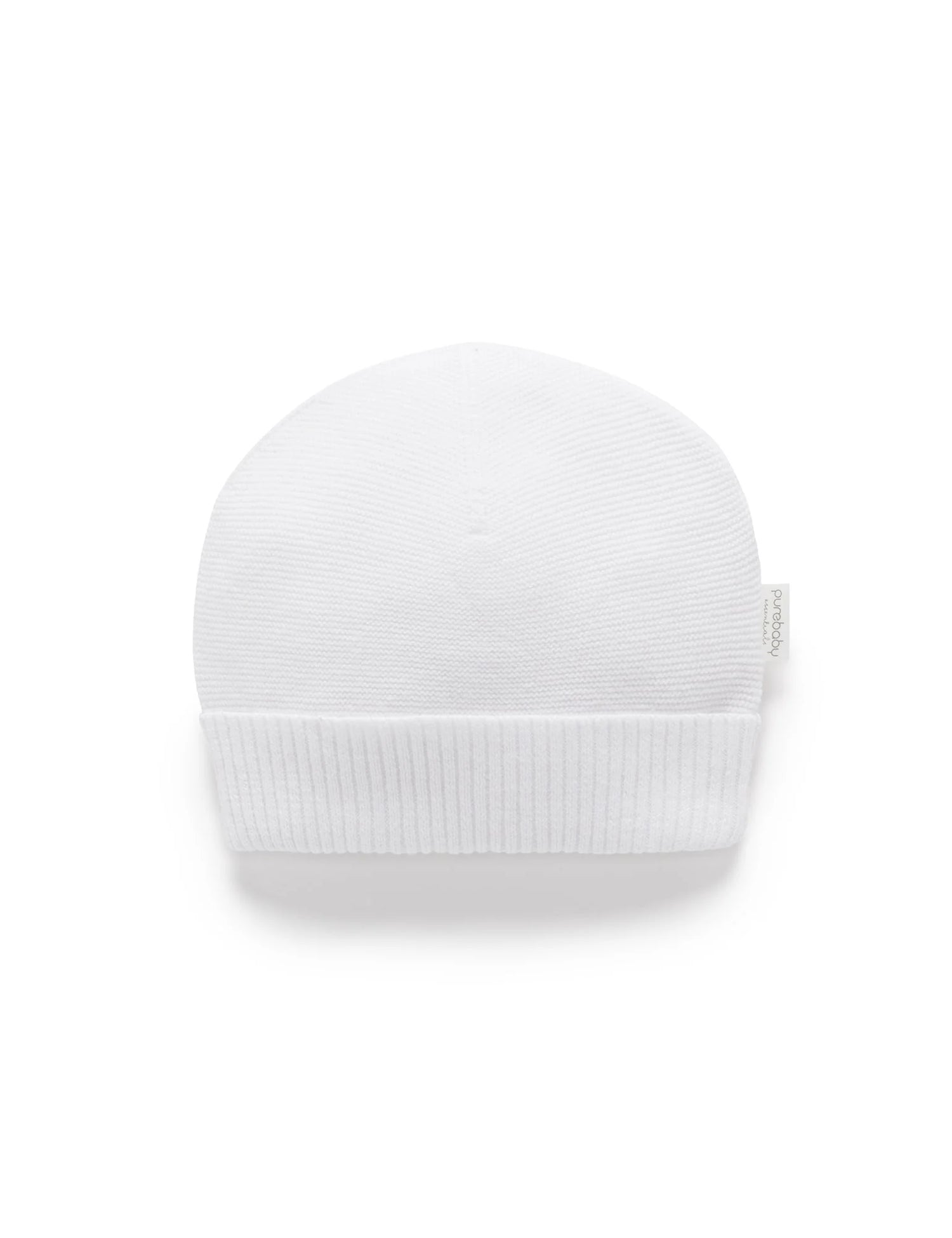 Textured Beanie | White