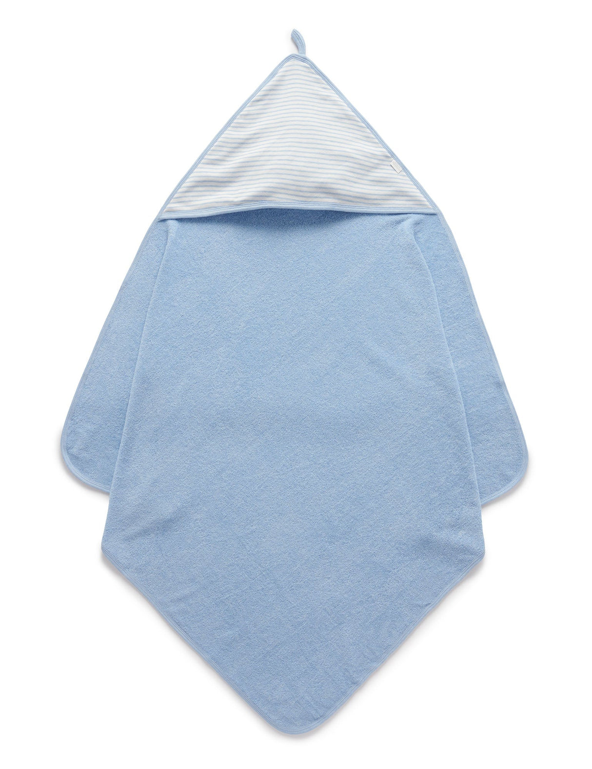 Hooded Towel | Pale Blue Melange