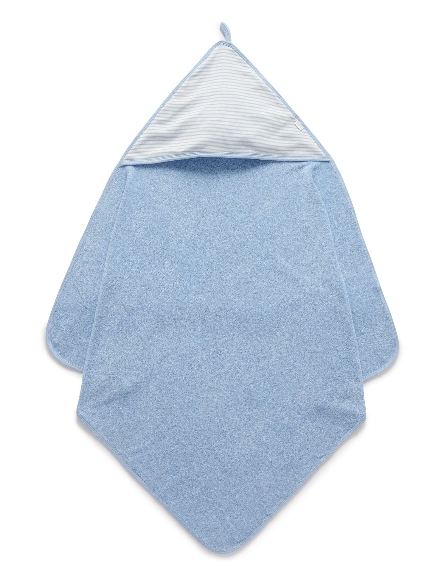 Hooded Towel | Pale Blue Melange