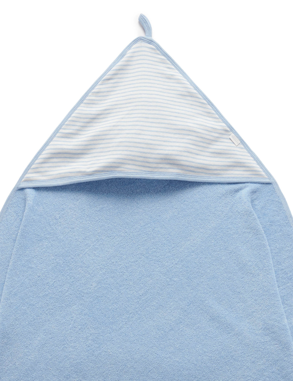 Hooded Towel | Pale Blue Melange