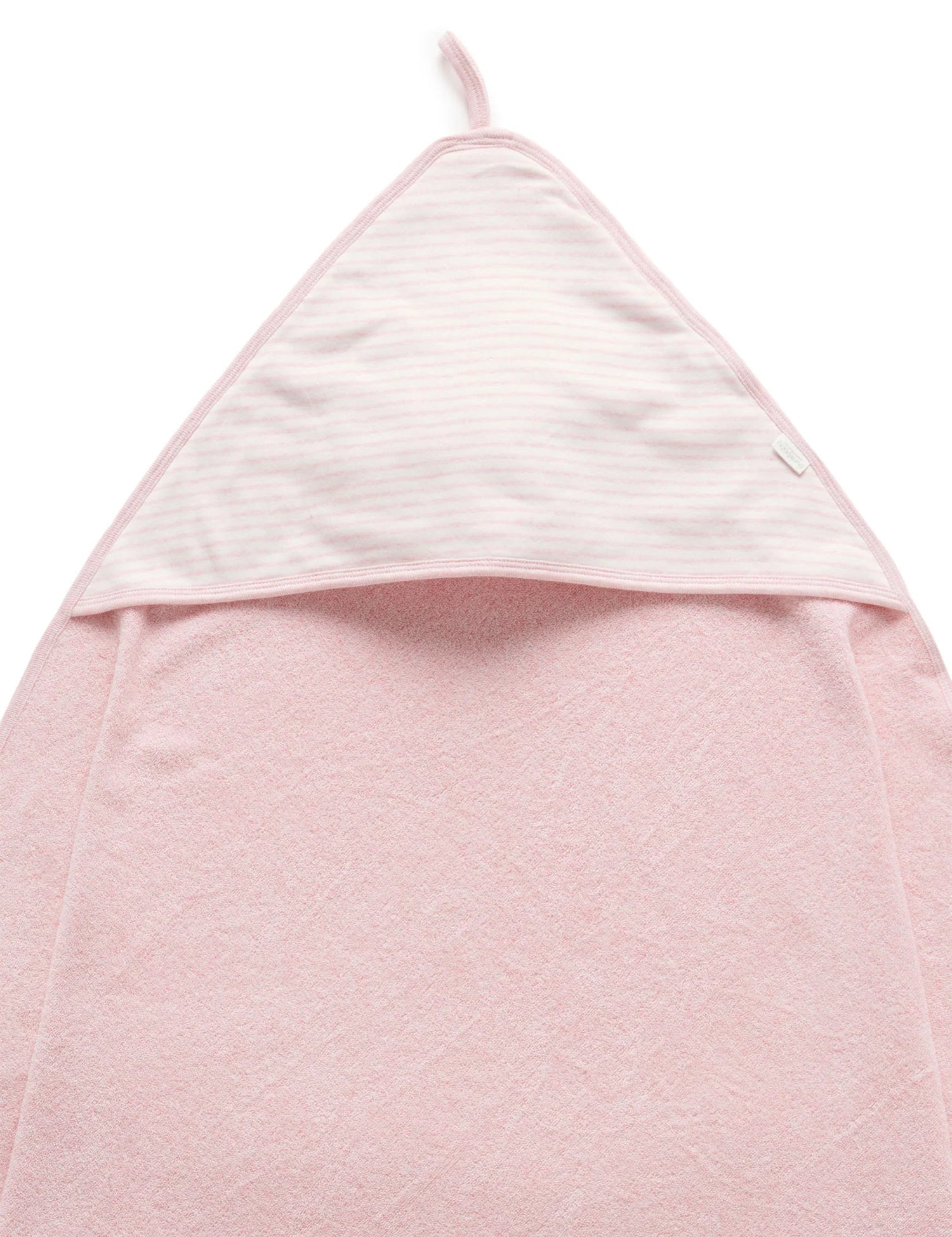 Hooded Towel | Pale Pink Melange