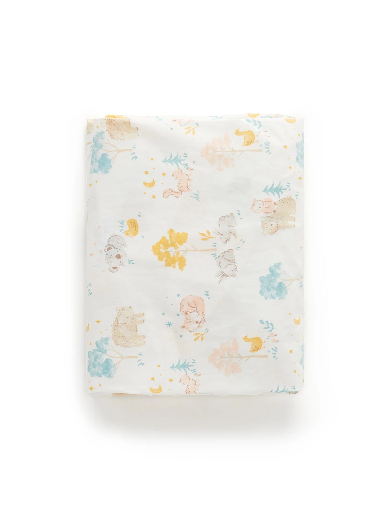 Poplin Printed Fitted Cot Sheet | Little Nap