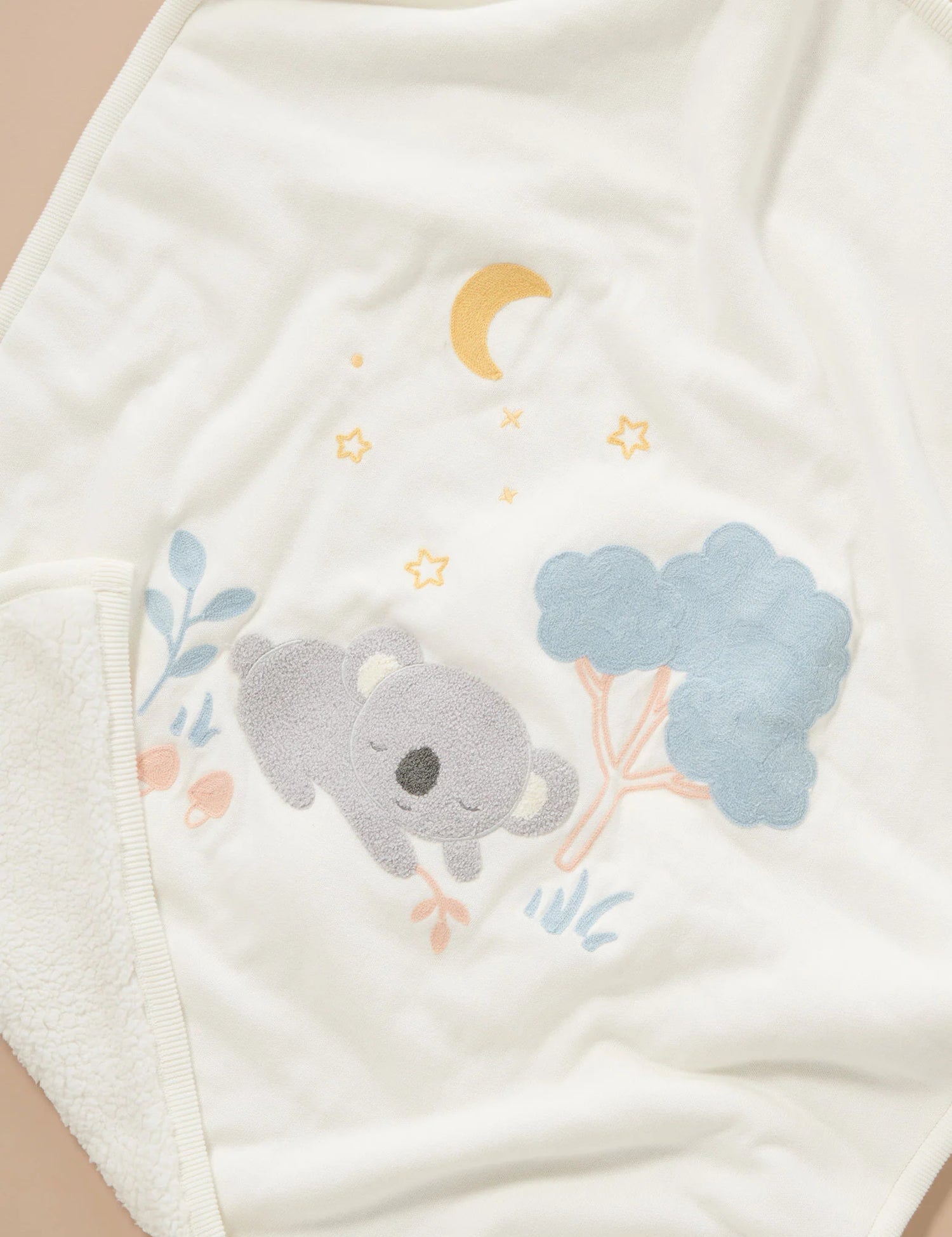 Embroidered Lined Blanket | Little Nap