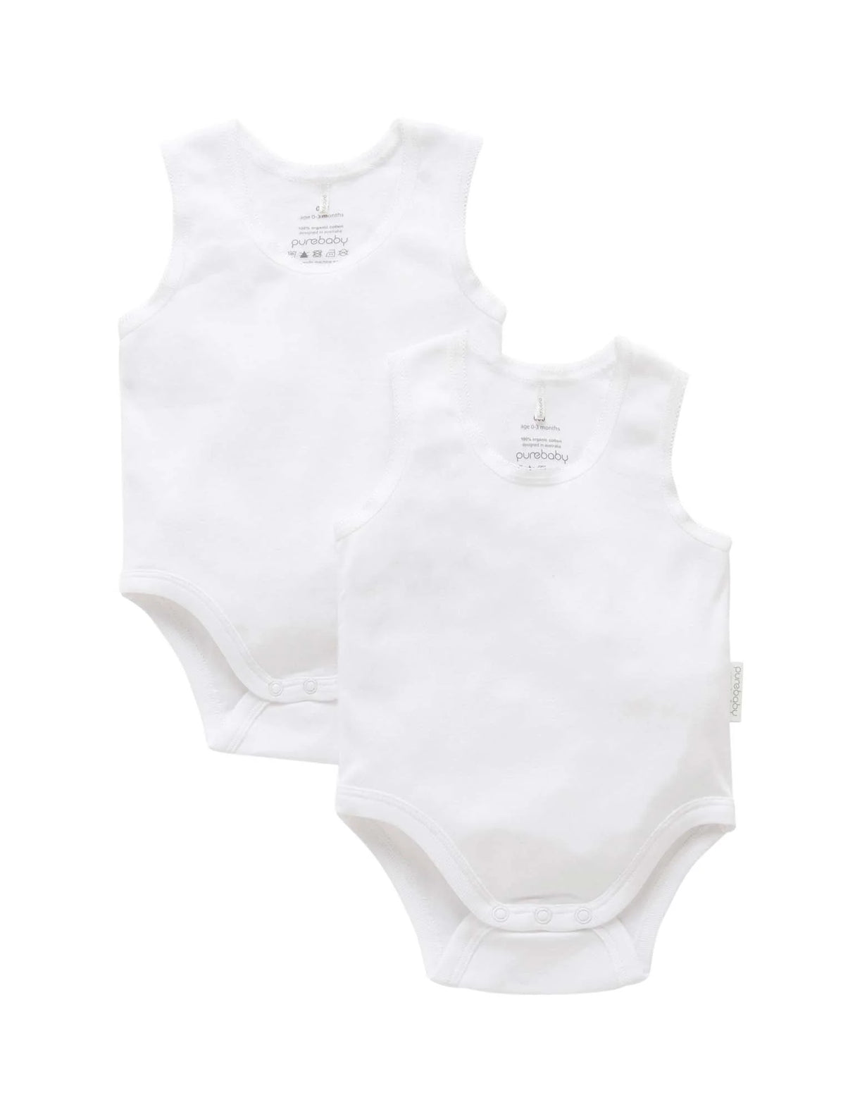 Rib Bodysuit 2 Pack | White