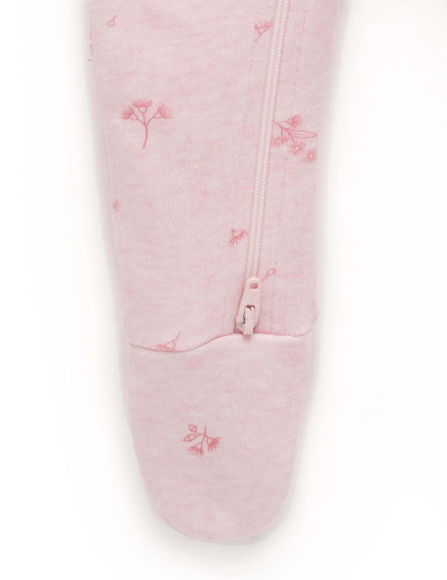Zip Growsuit & Headband Set | Pale Pink Blossom