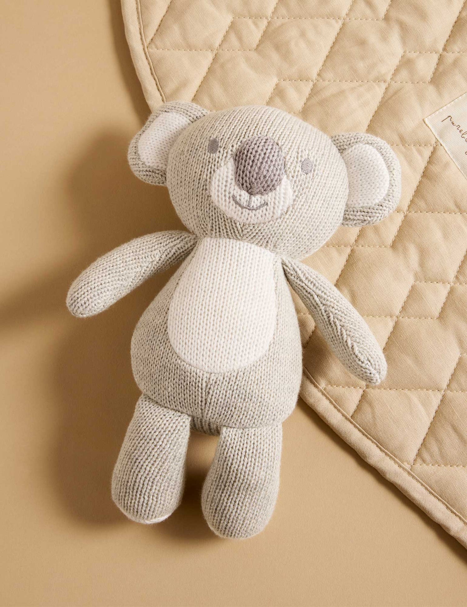 Knitted Koala Toy | Grey