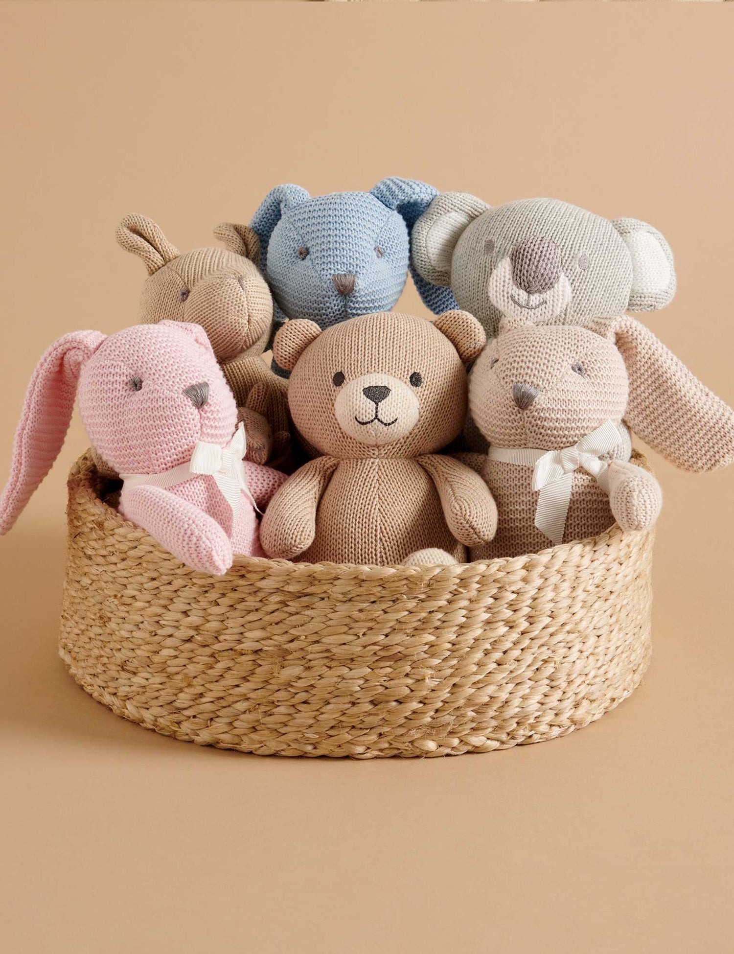 Knitted Bear Toy | Camel