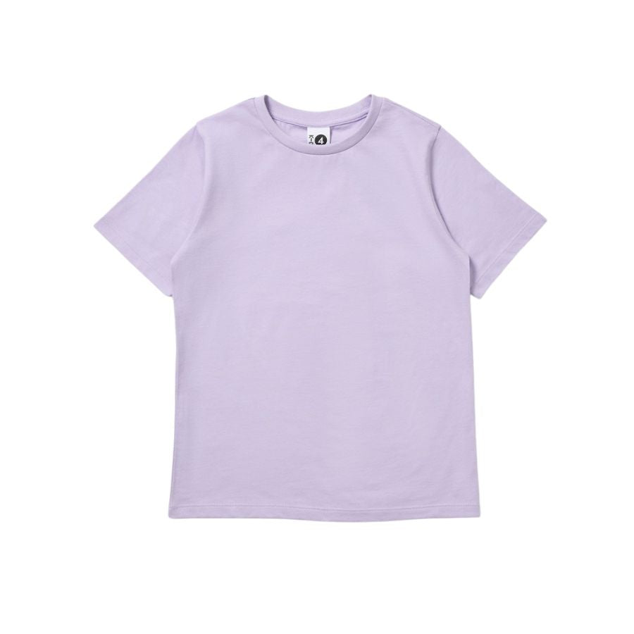 Kids Plain Tee | Pastel Lilac