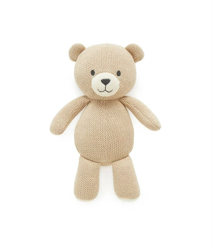 Knitted Bear Toy | Camel