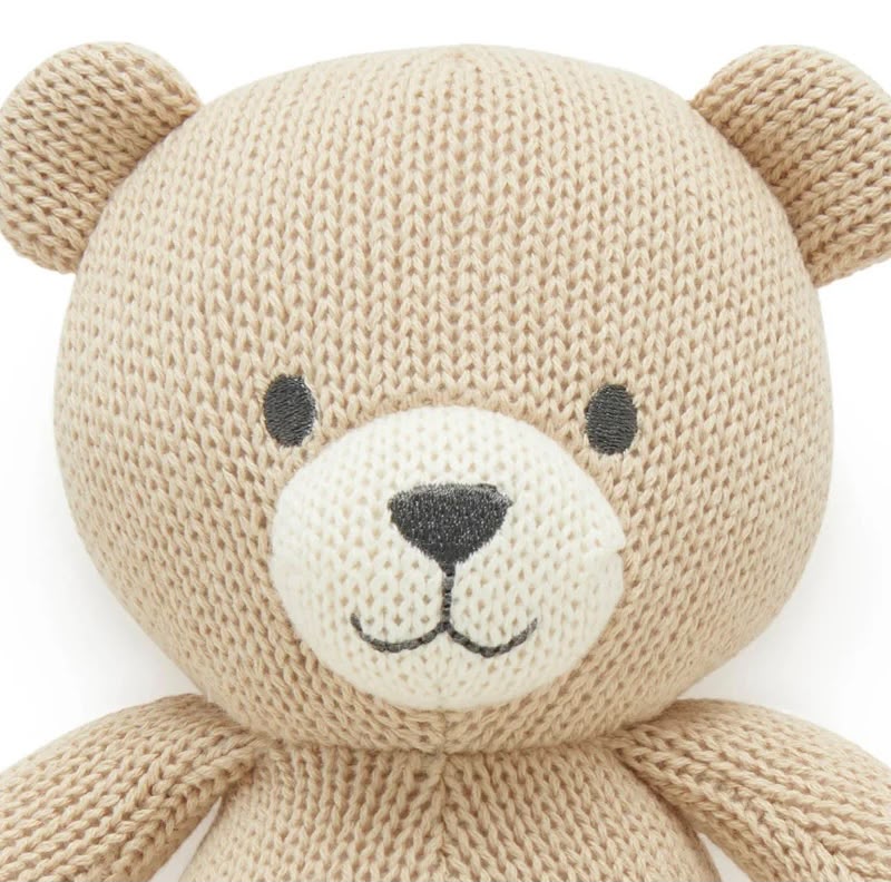 Knitted Bear Toy | Camel