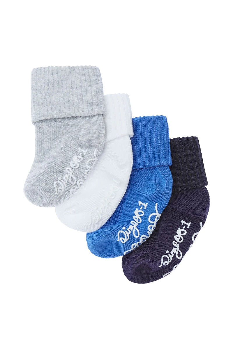 Baby Bamboo Cuff 4 Pack | Boys