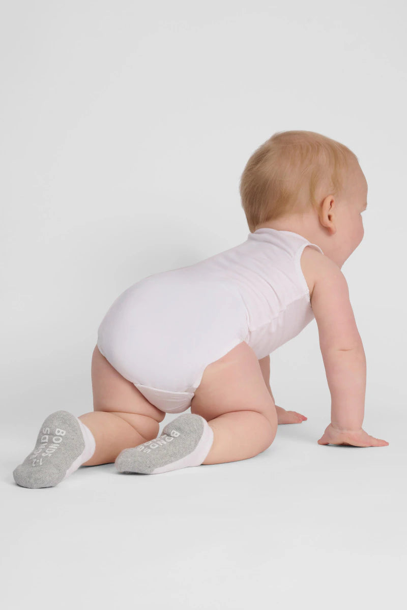 Baby Cushioned Low Cut 3 Pack | Black / Grey