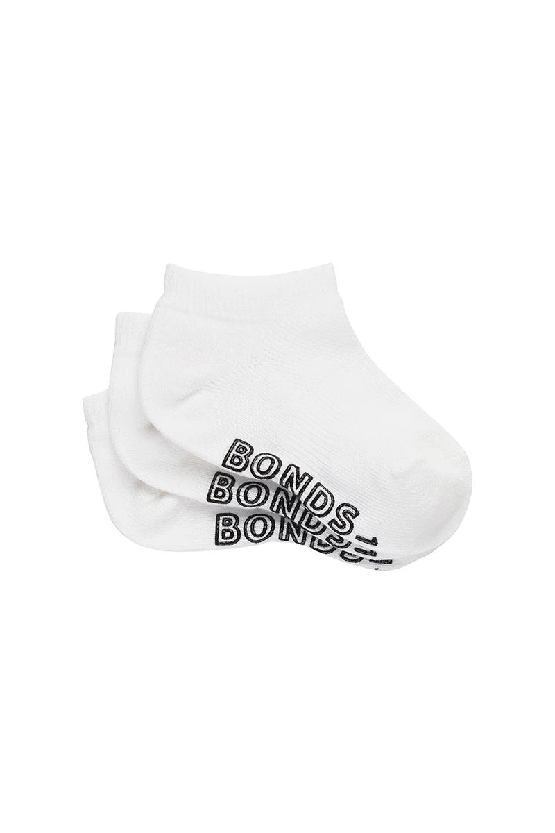 Baby Lightweight Low Cut 3 Pack | White