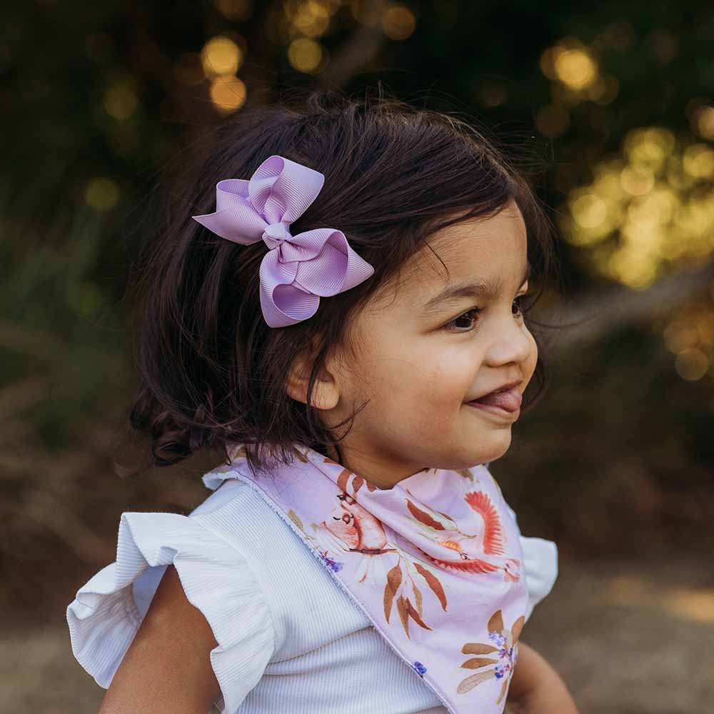 Bow Hair Clip | Lilac