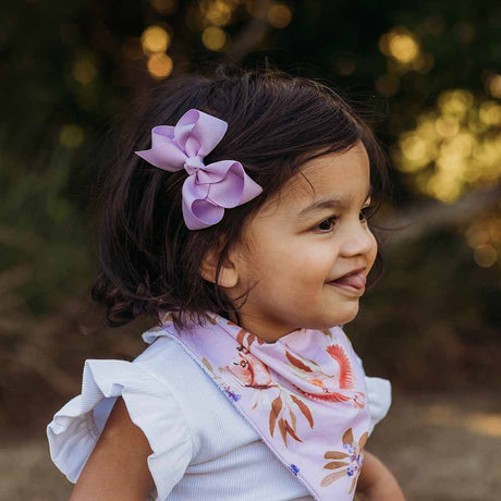 Bow Hair Clip | Lilac