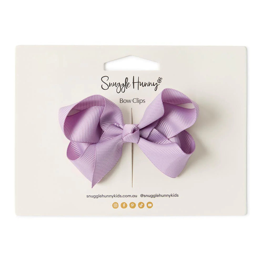 Bow Hair Clip | Lilac