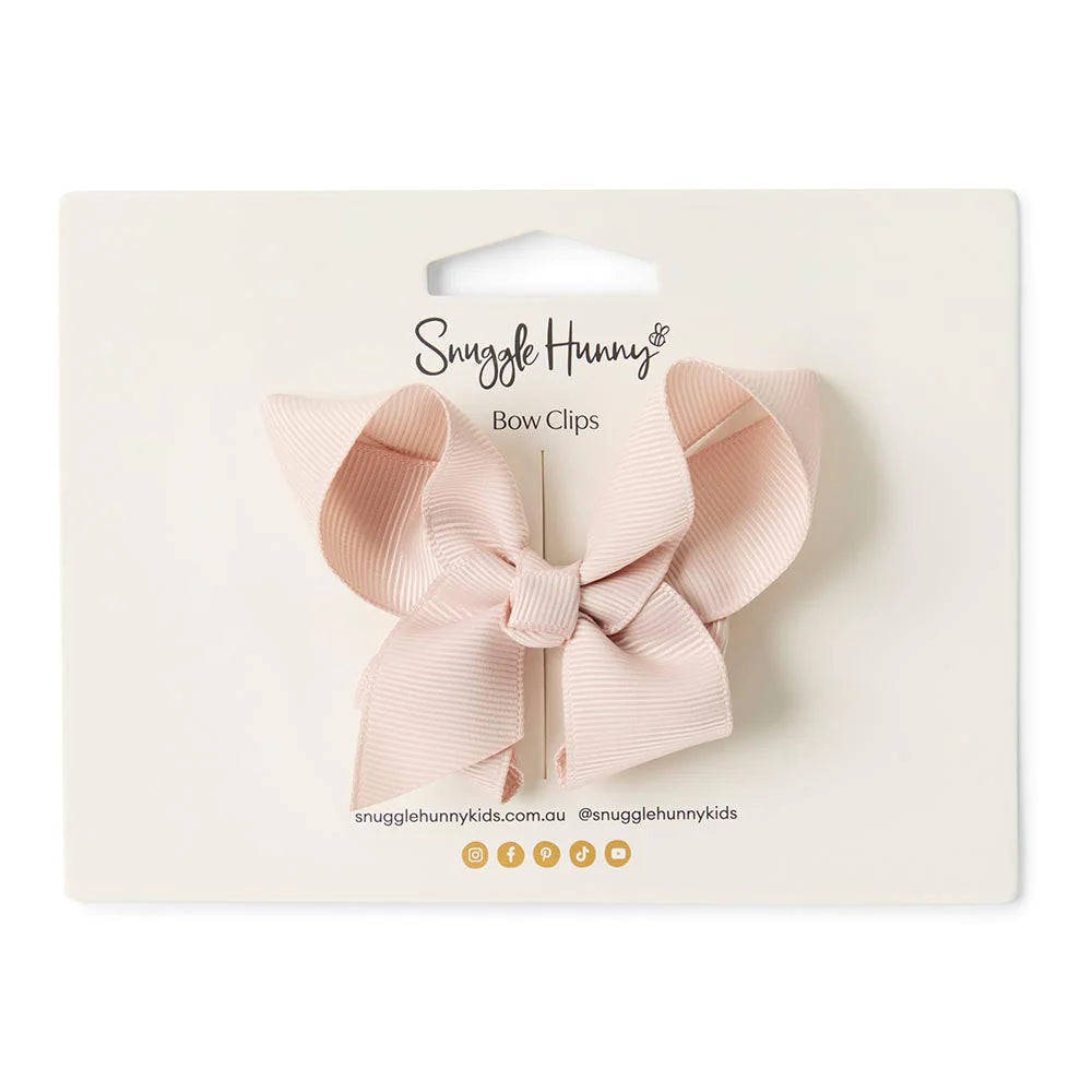 Bow Hair Clip | Nude