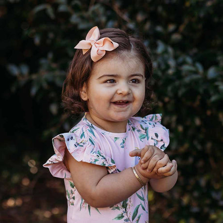 Bow Hair Clip | Peach
