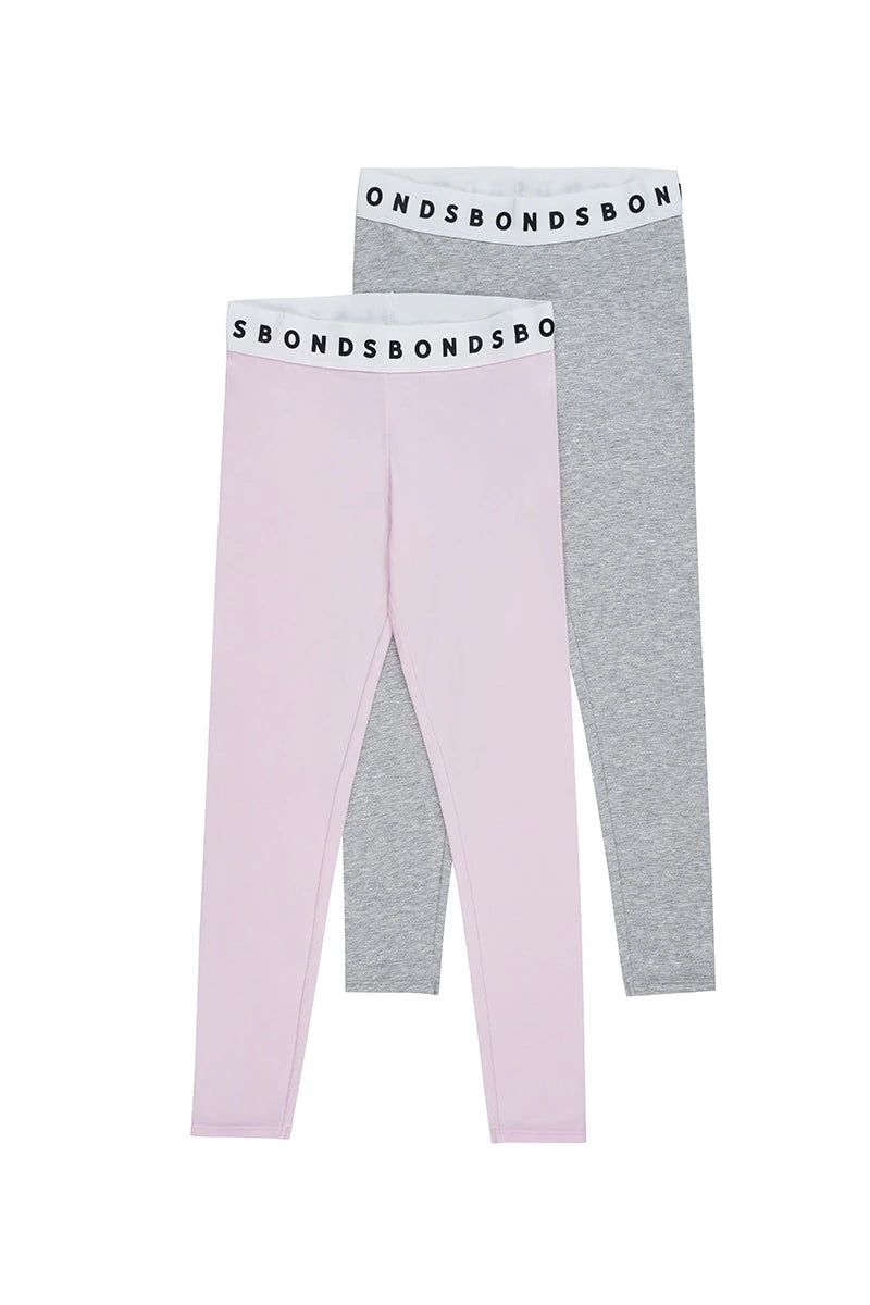 Hipster 2 Pack Legging | Rosewater