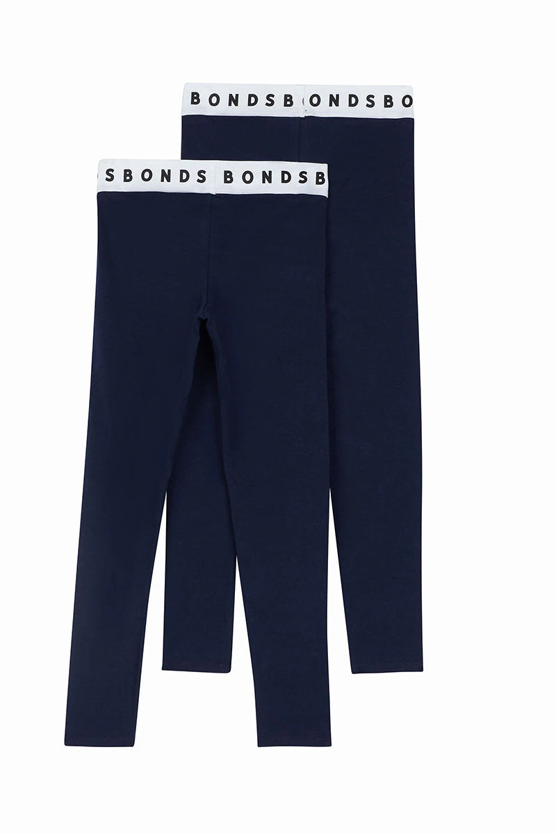 Hipster 2 Pack Legging | Black Sea Navy