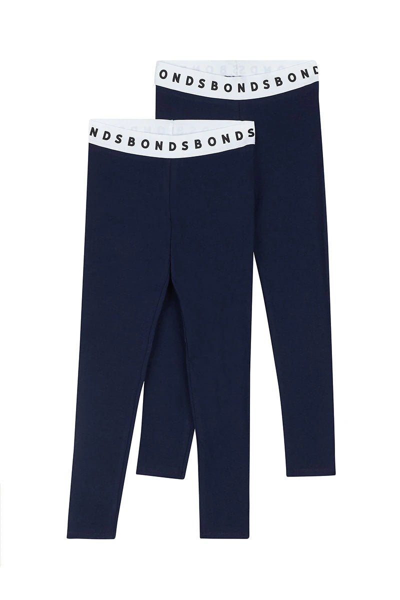 Hipster 2 Pack Legging | Black Sea Navy