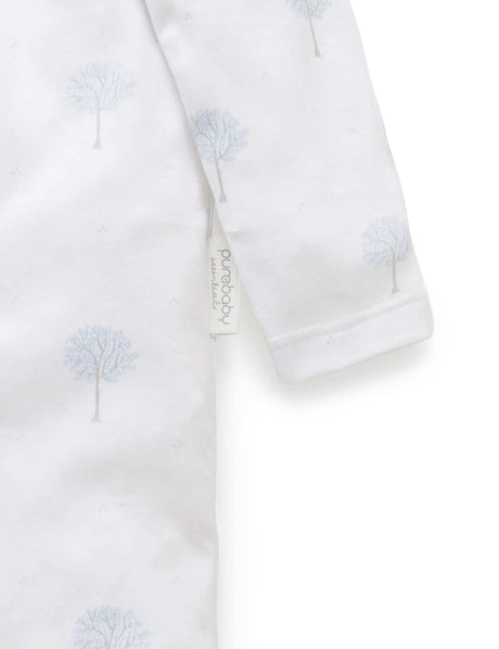 Zip Growsuit | Pale Blue Tree