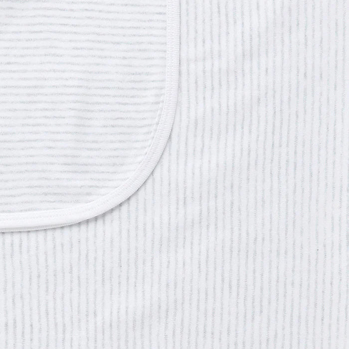 Bunny Rug | Pale Grey Melange Stripe