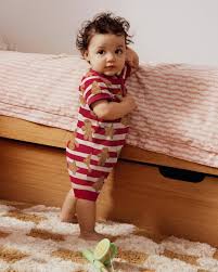 Zip Romper | Gingerbread