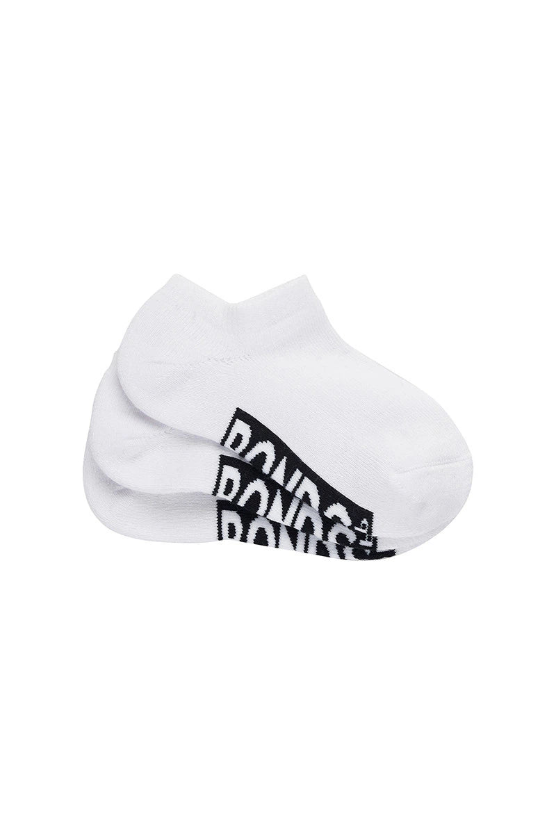 Kids Cushioned No Show 3 Pack | White