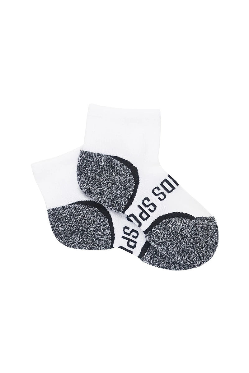 Kids Ultimate Comfort Quarter Crew 2 Pack |  White