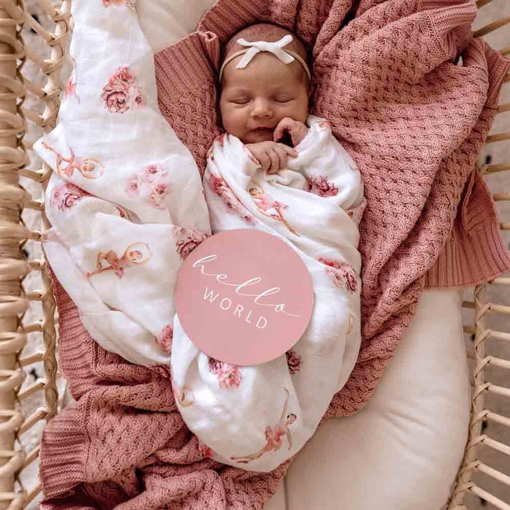 Organic Muslin Wrap | Ballerina