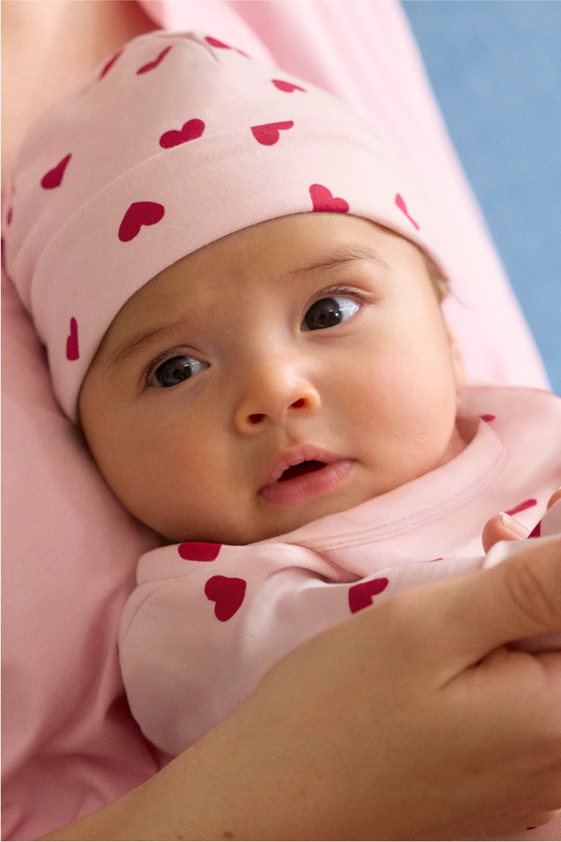 Newbies Organic Cotton Gift Set | Love Heart Sparkle