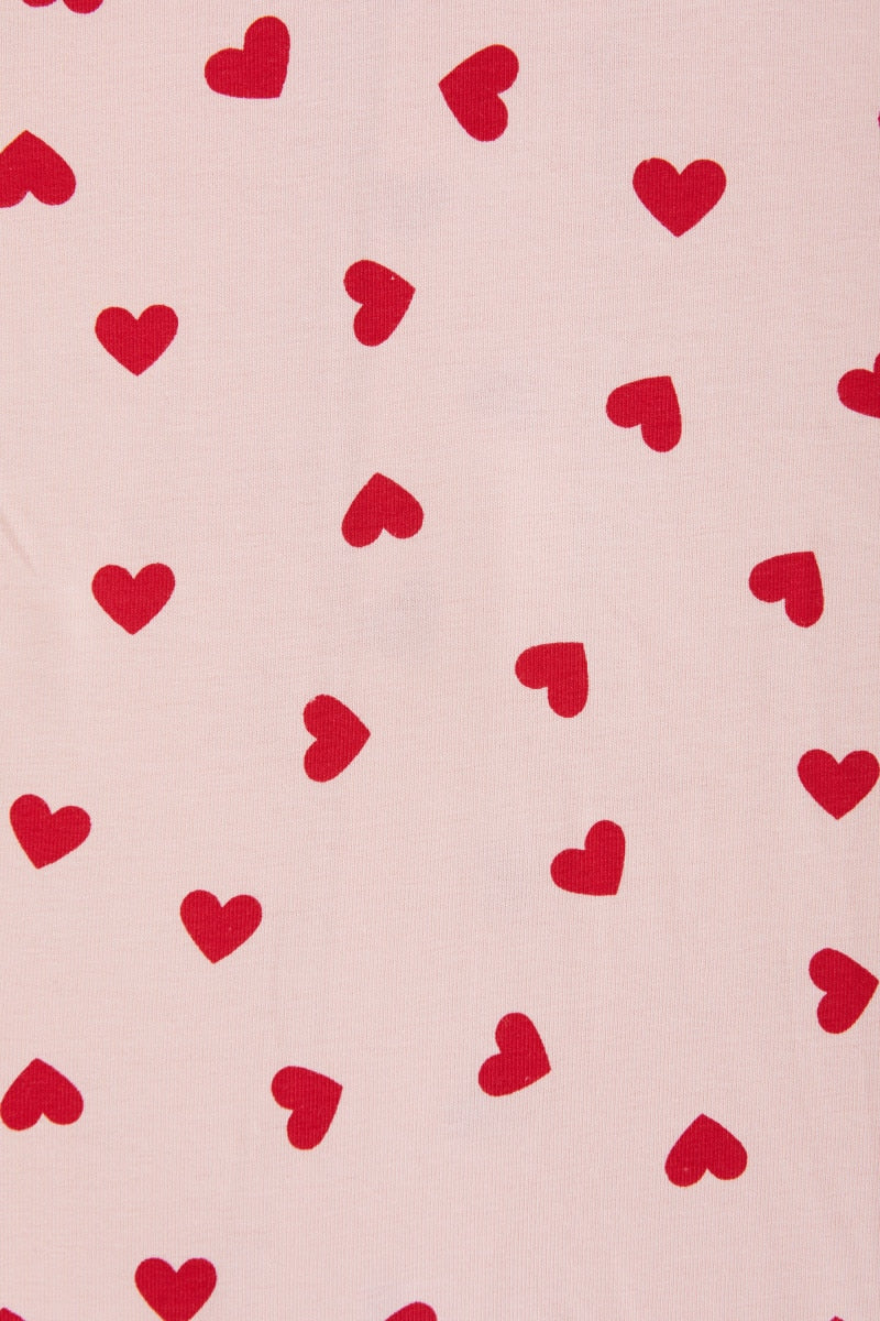Newbies Organic Cotton Zippy | Love Heart Sparkle