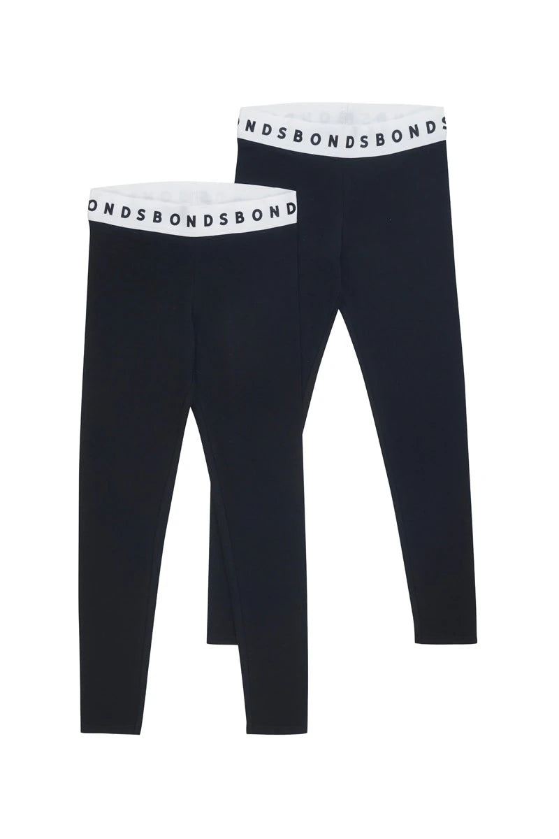 Hipster Legging 2 Pack | Black