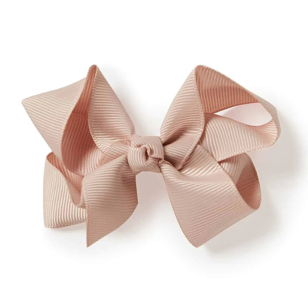 Bow Hair Clip | Nude