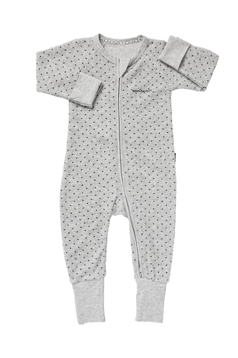Poodlette Zip Wondersuit | Luxe Storm Marle & Absolute Steel