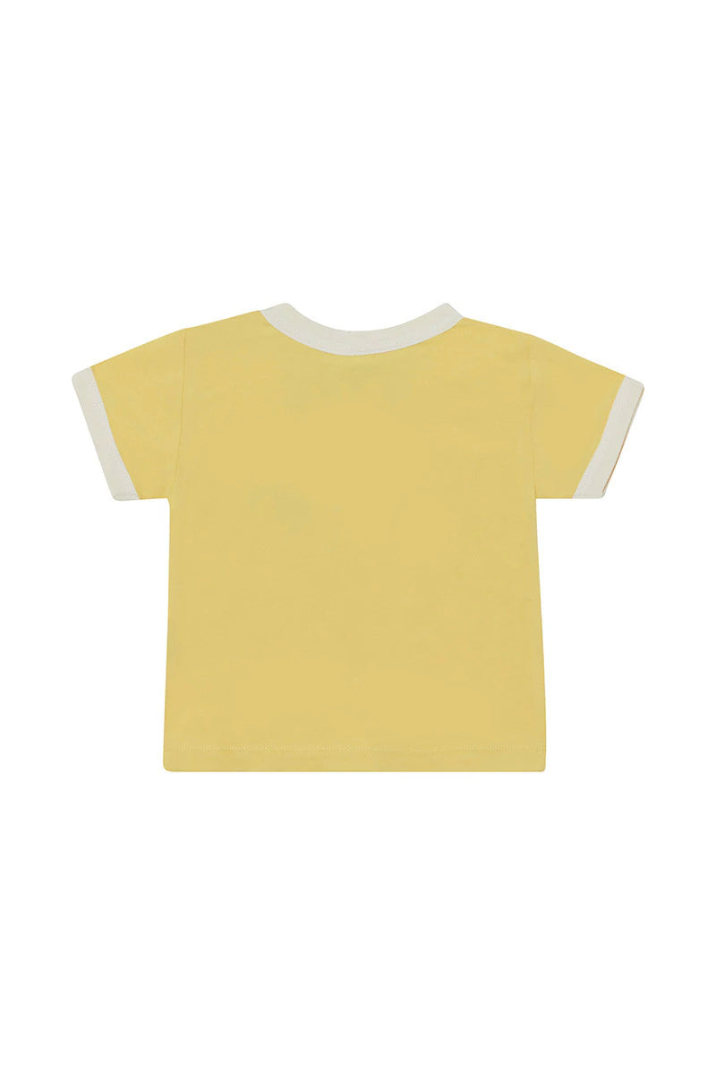 Roomies Ringer Tee | Sunny Light & Mascarpone
